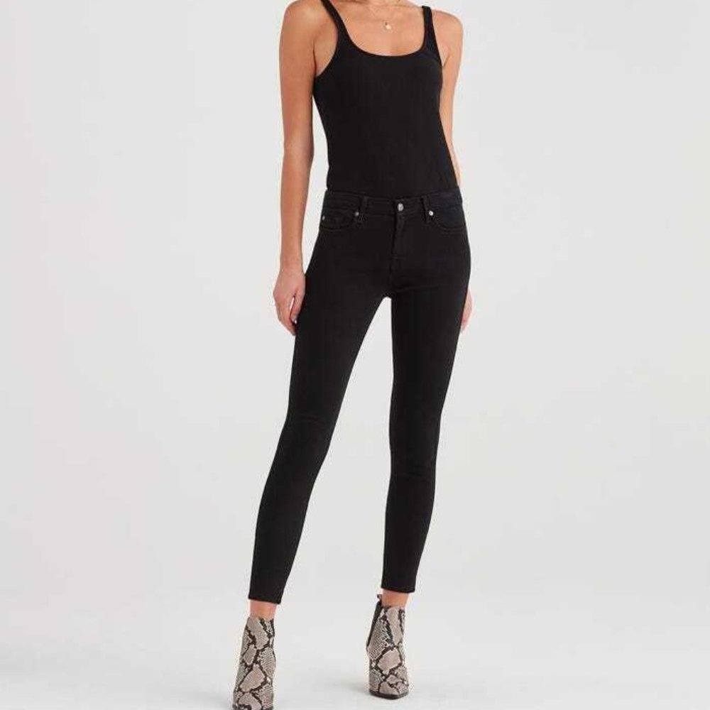 7 For All Mankind Denim Ankle Skinny Jeans Size 31